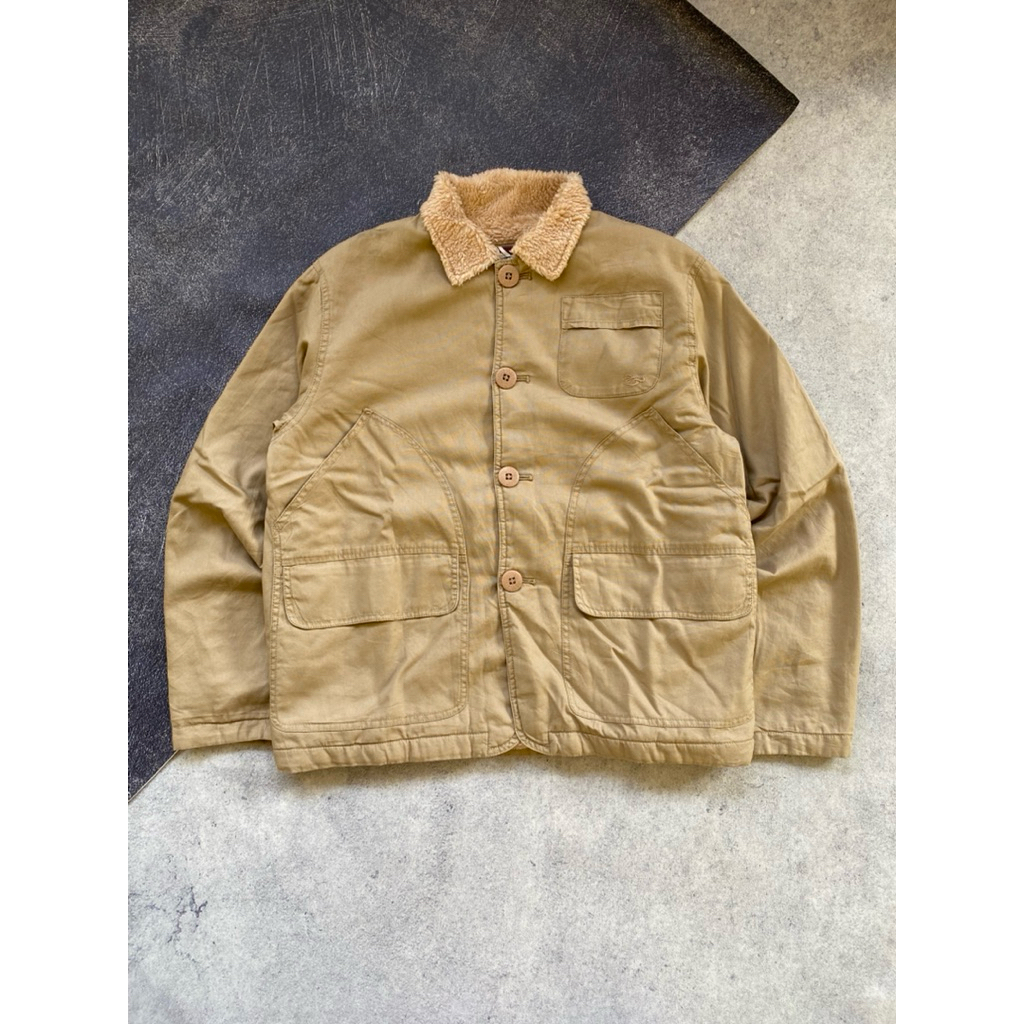 Jaket Work Vintage Cream