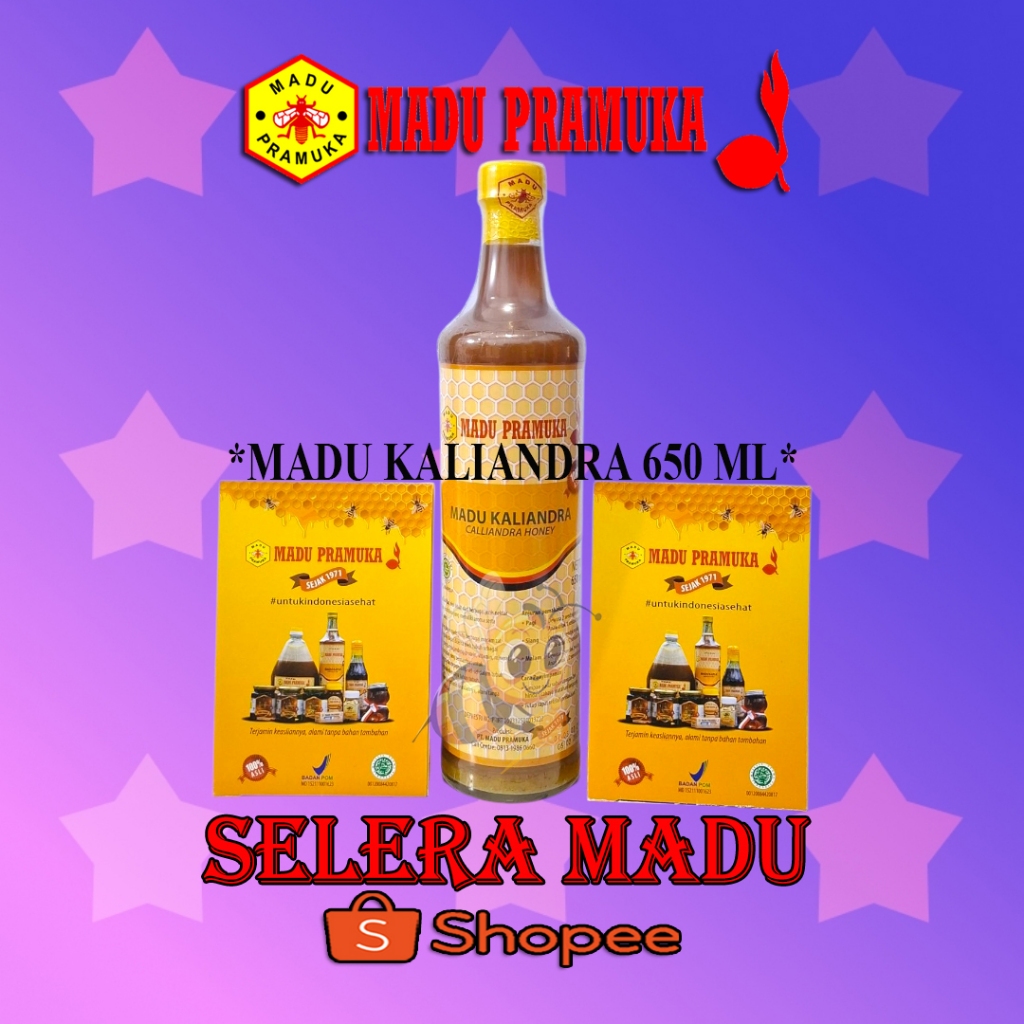 

MADU KALIANDRA MADU PRAMUKA 650 ML (MADU ASLI)