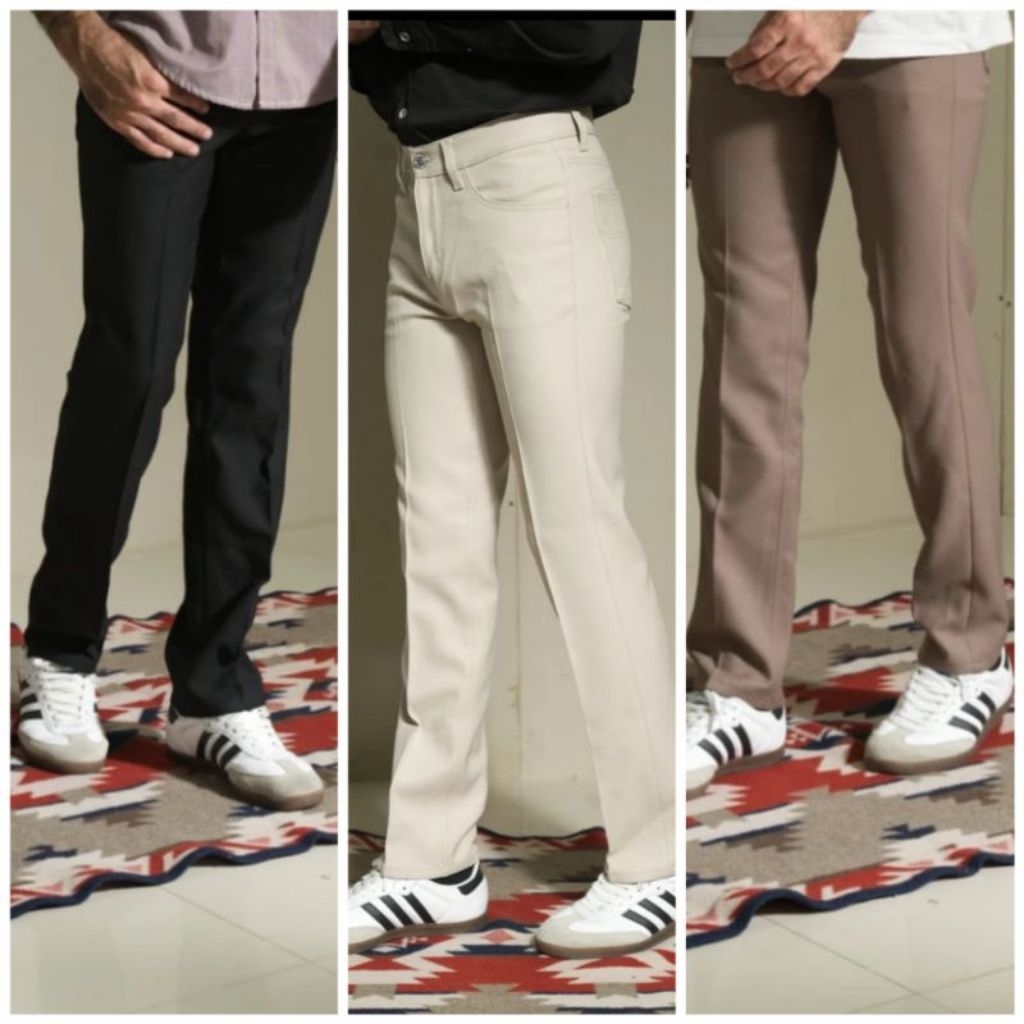 CELANA CUSTOM JEANS DAN CHINOS LEA PERMANENT PRESS GABARDINE PRIA DAN WANITA