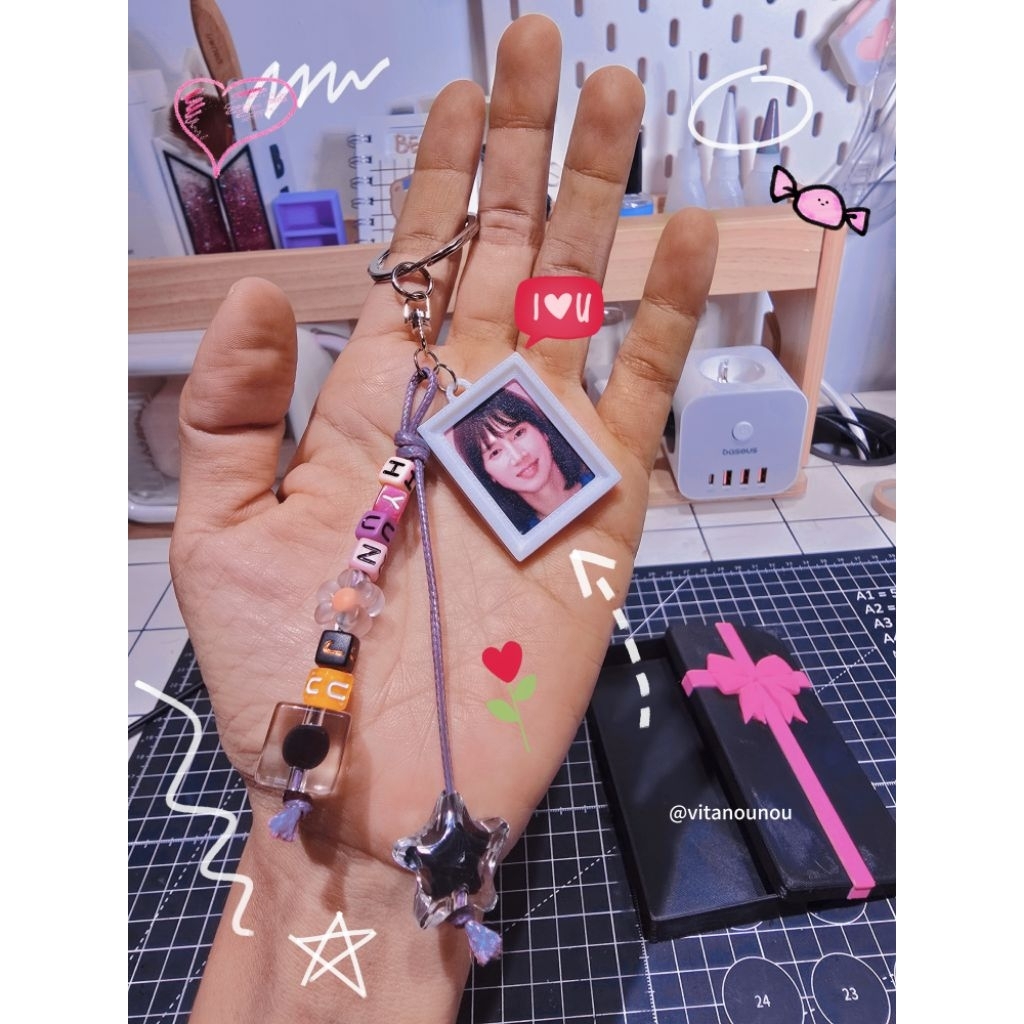 squid game keychain custom gantungan kunci drakor kpop