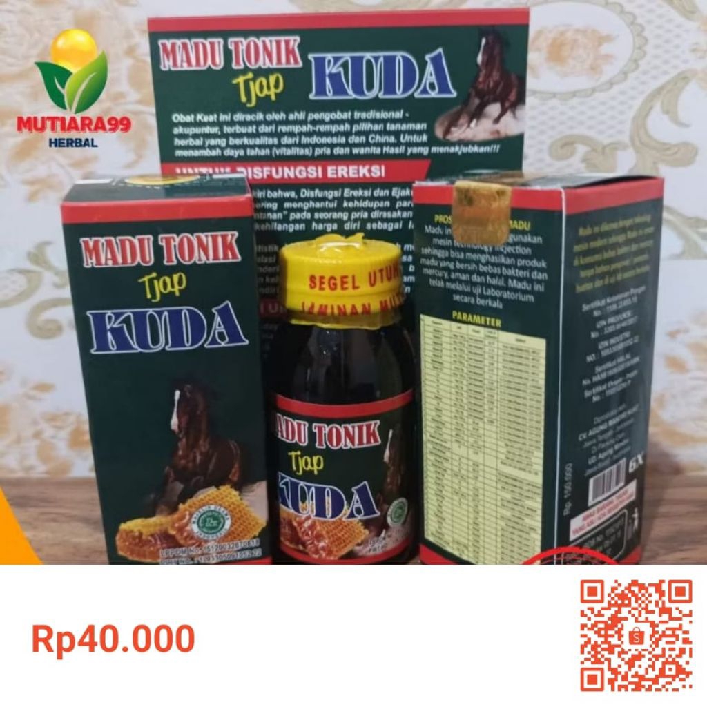 MADU KUAT TONIK TJAP KUDA (ASLI ORIGINAL)