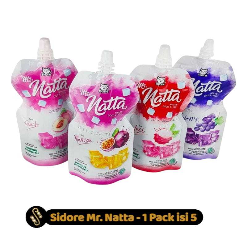 

Sidore Mr. Natta 132ml - Pak Isi 5 Pcs