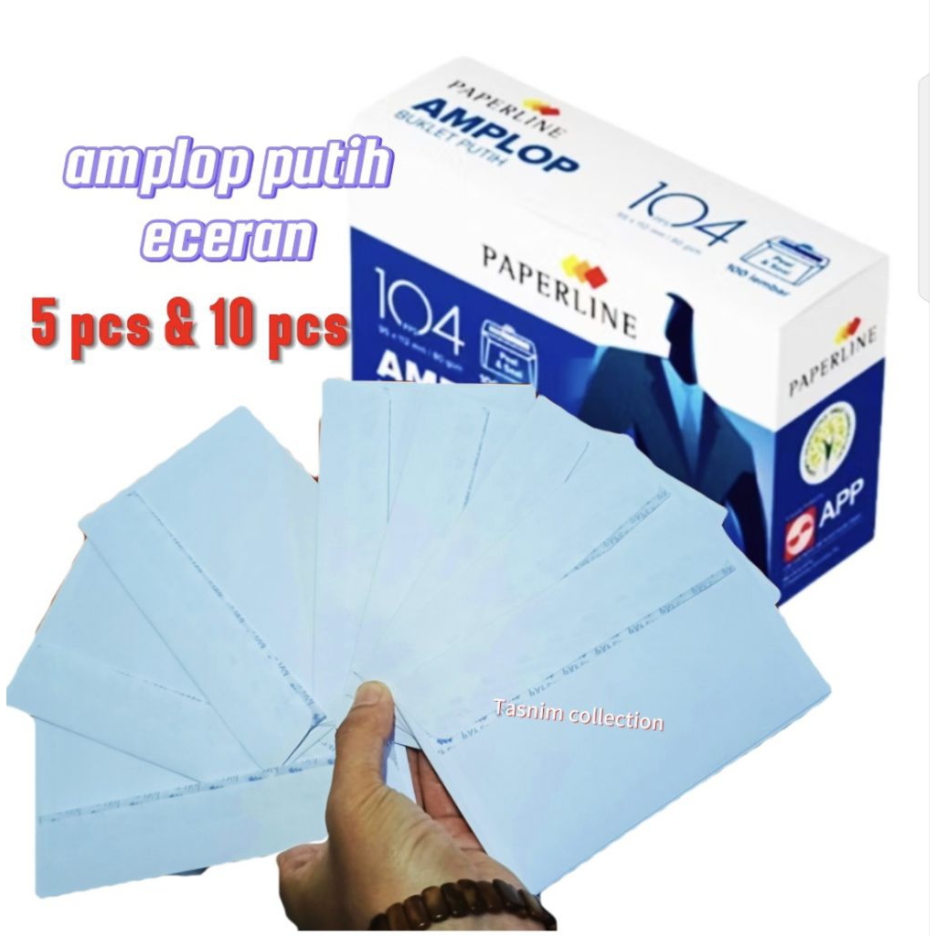 

amplop putih 104 ukuran 95 x 152mm