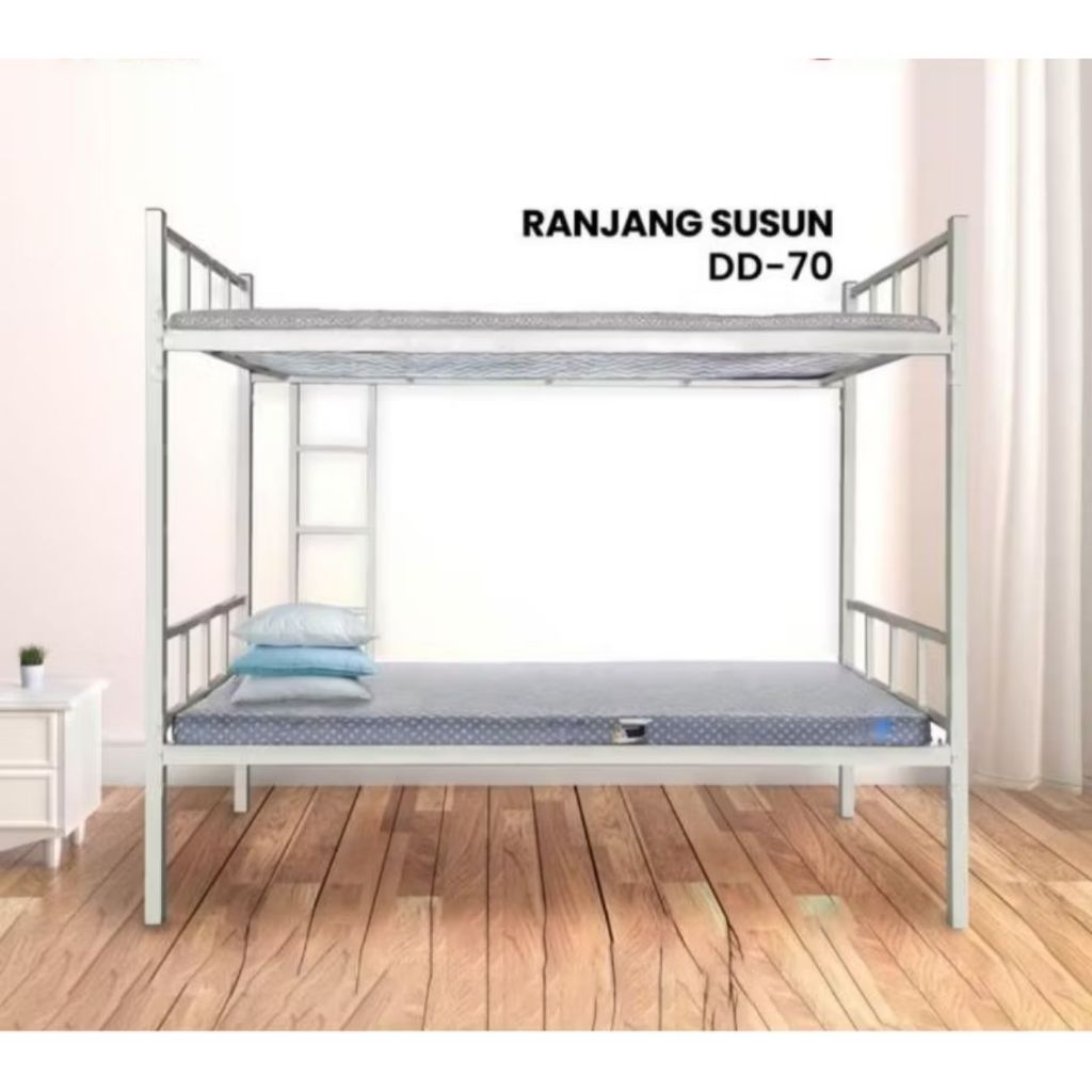 Ranjang susun besi DD-70/Tempat Tidur Tingkat Kuat & kokoh