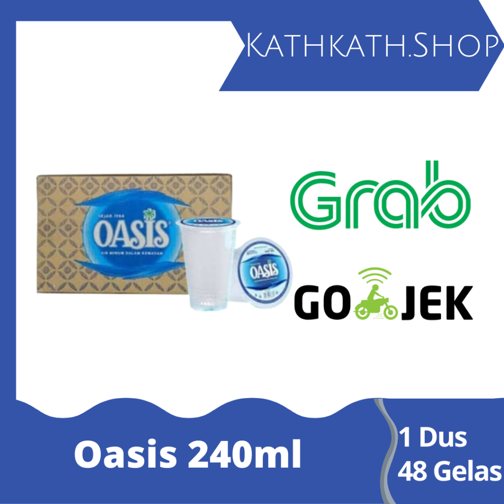 

Oasis 240ml dus isi 48 Gelas