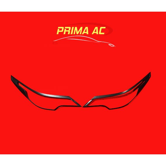 Garnish Head Lamp | Garnish Lampu Depan Fortuner Grand New 2016 - Hitam