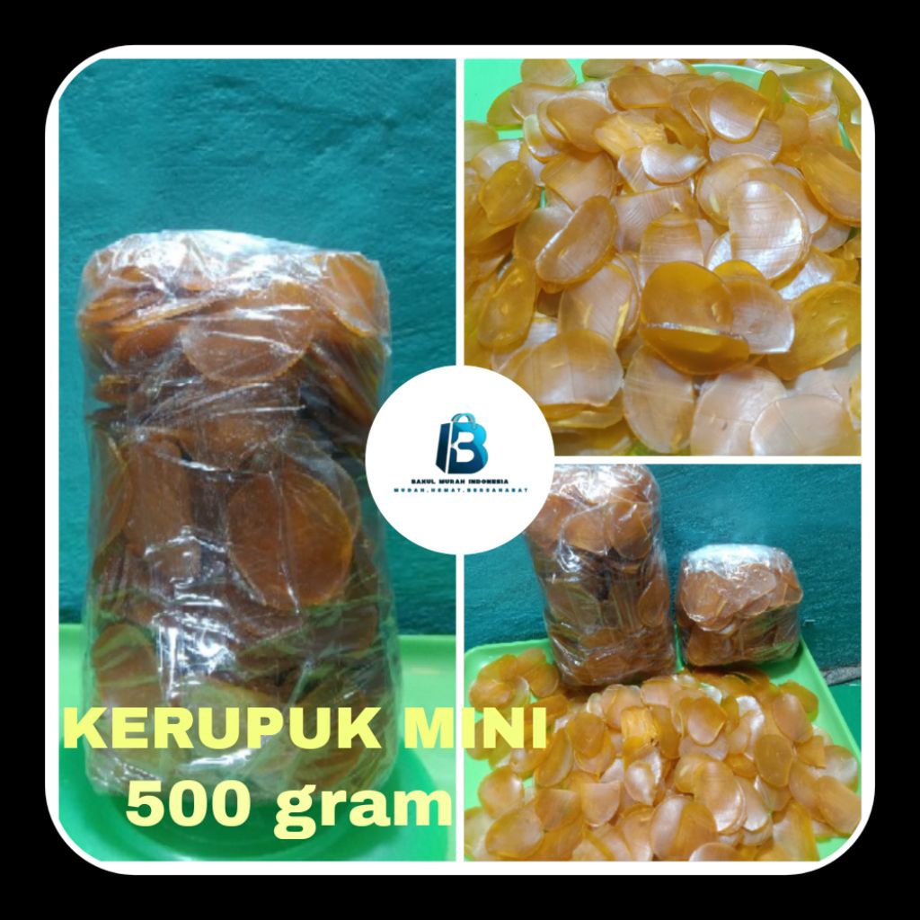 

kerupuk mini/kerupuk bawang/kerupuk lehi mentah 500gram
