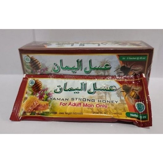 

Madu Yaman( isi 5 sachet)