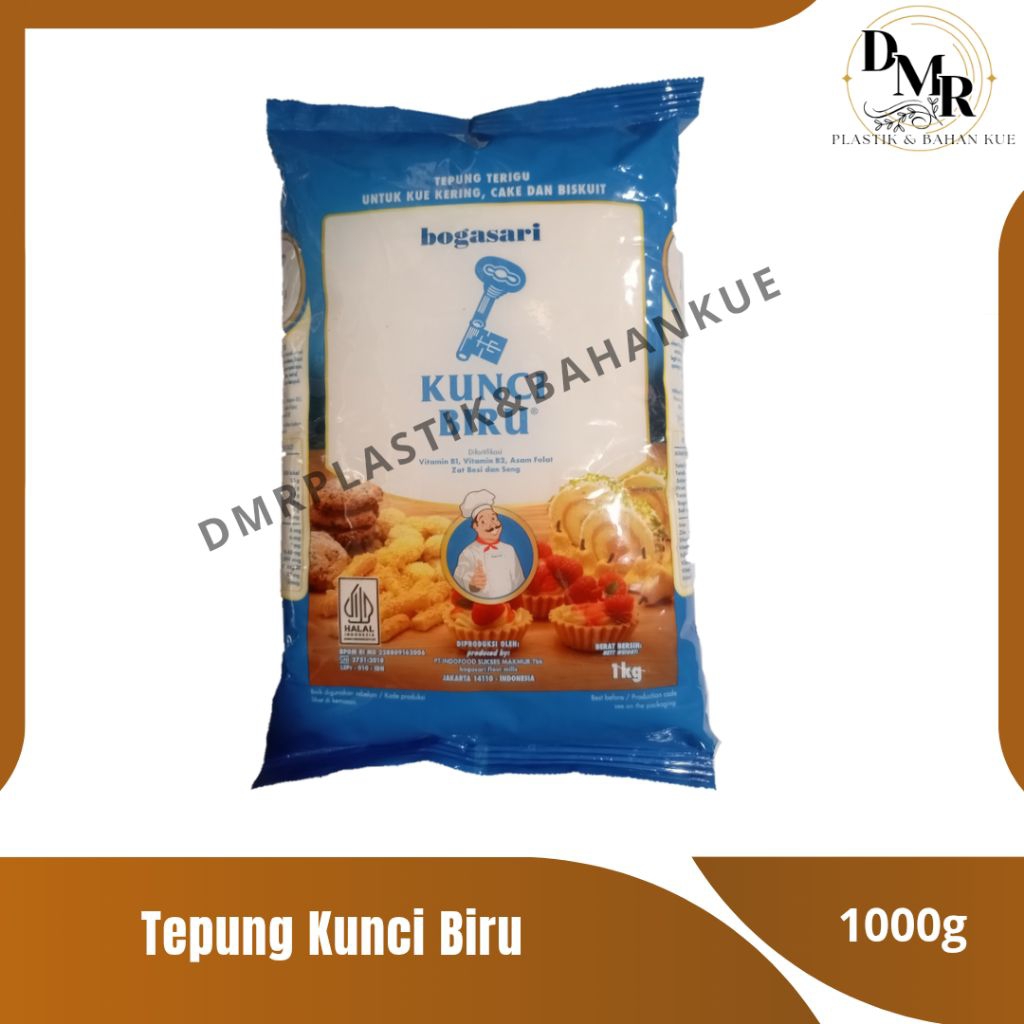 

Tepung Kunci Biru Bogasari kemasan 1 kg
