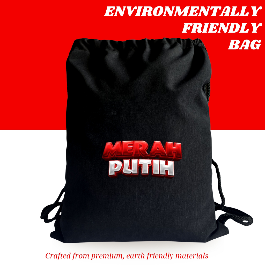 Tas Merah Putih /Tas Serut Merah Putih Stringbag