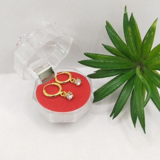 Belanja 2 barang gratis 1 • kentia jewelry • Anting gipsy mata satu anak dm 1cm 1238612K