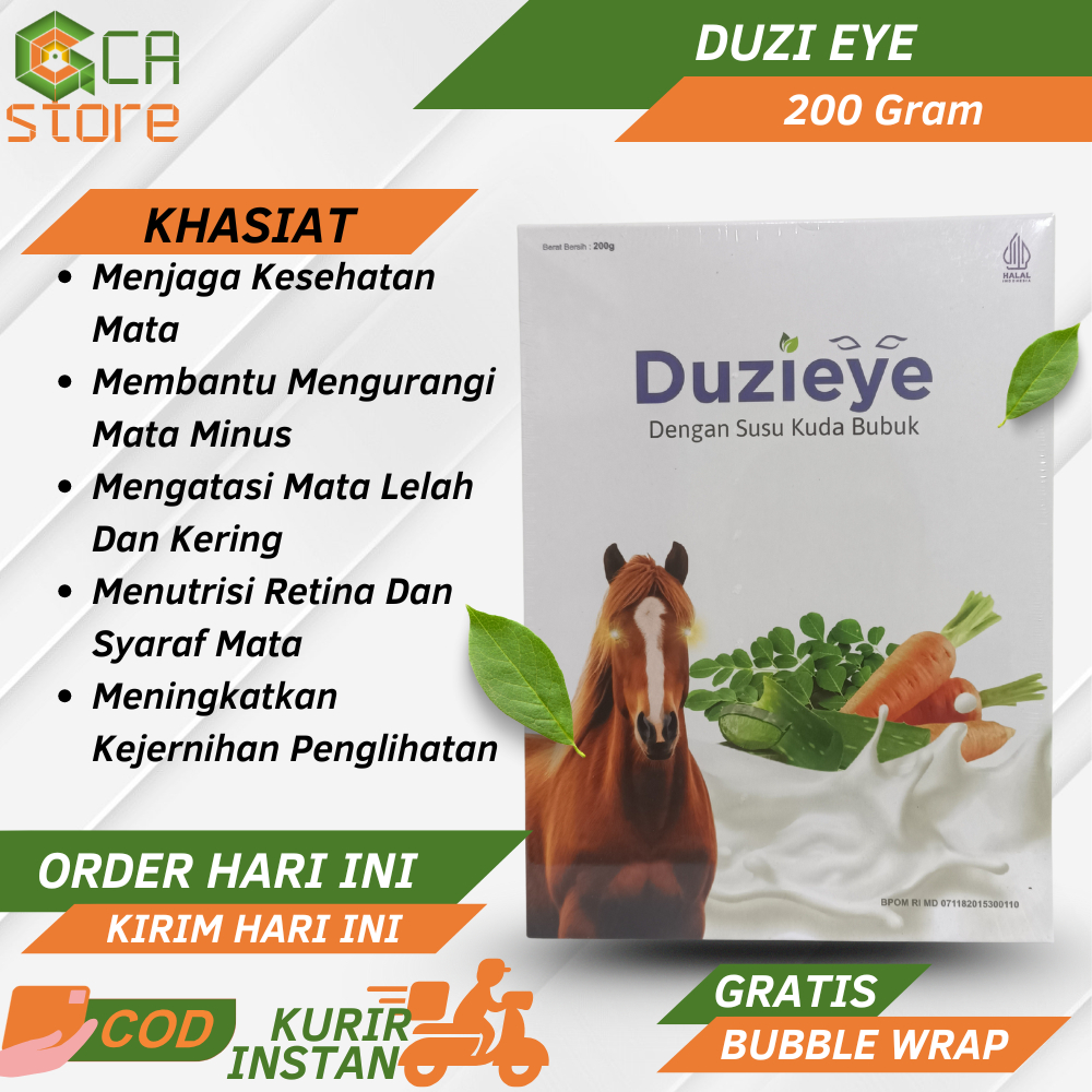 

DUZI EYE Susu Kuda Lombok Menutrisi Mata Duzieye 200gram