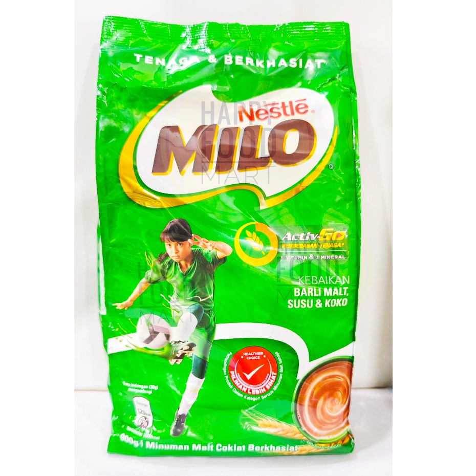 

[BPOM RI] MILO ACTIV GO 900 GRAM ORIGINAL MALAYSIA/ACTIVE GO BUBUK COKLAT/SUSU COKELAT IMPOR