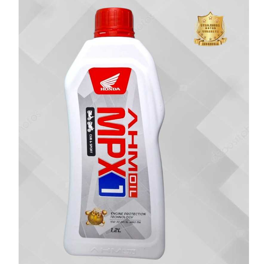 Oli Motor Honda MPX 1 800ml 1liter 1,2L AHM MPX1 motor oil SAE 10W-30 API SL