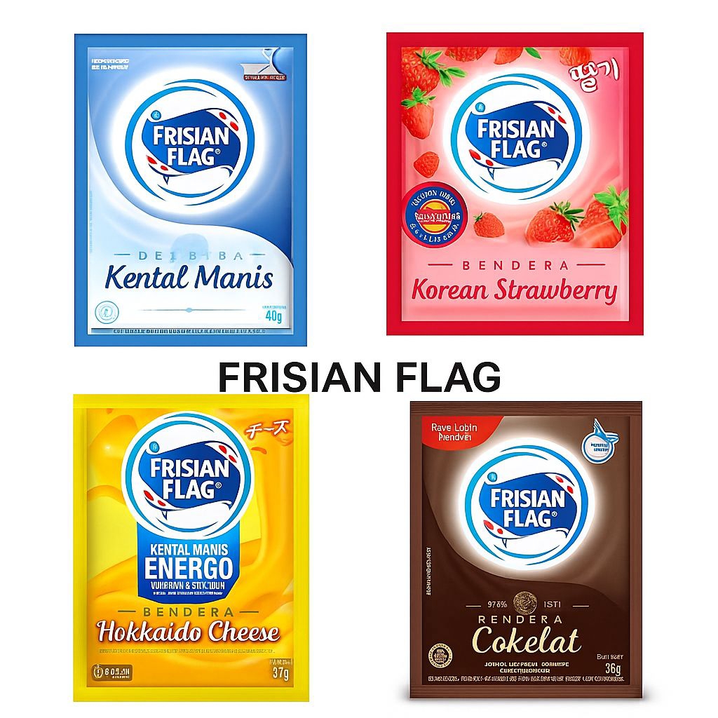 

Susu Kental Manis—Frisian Flag renceng/sachet berbagai varian