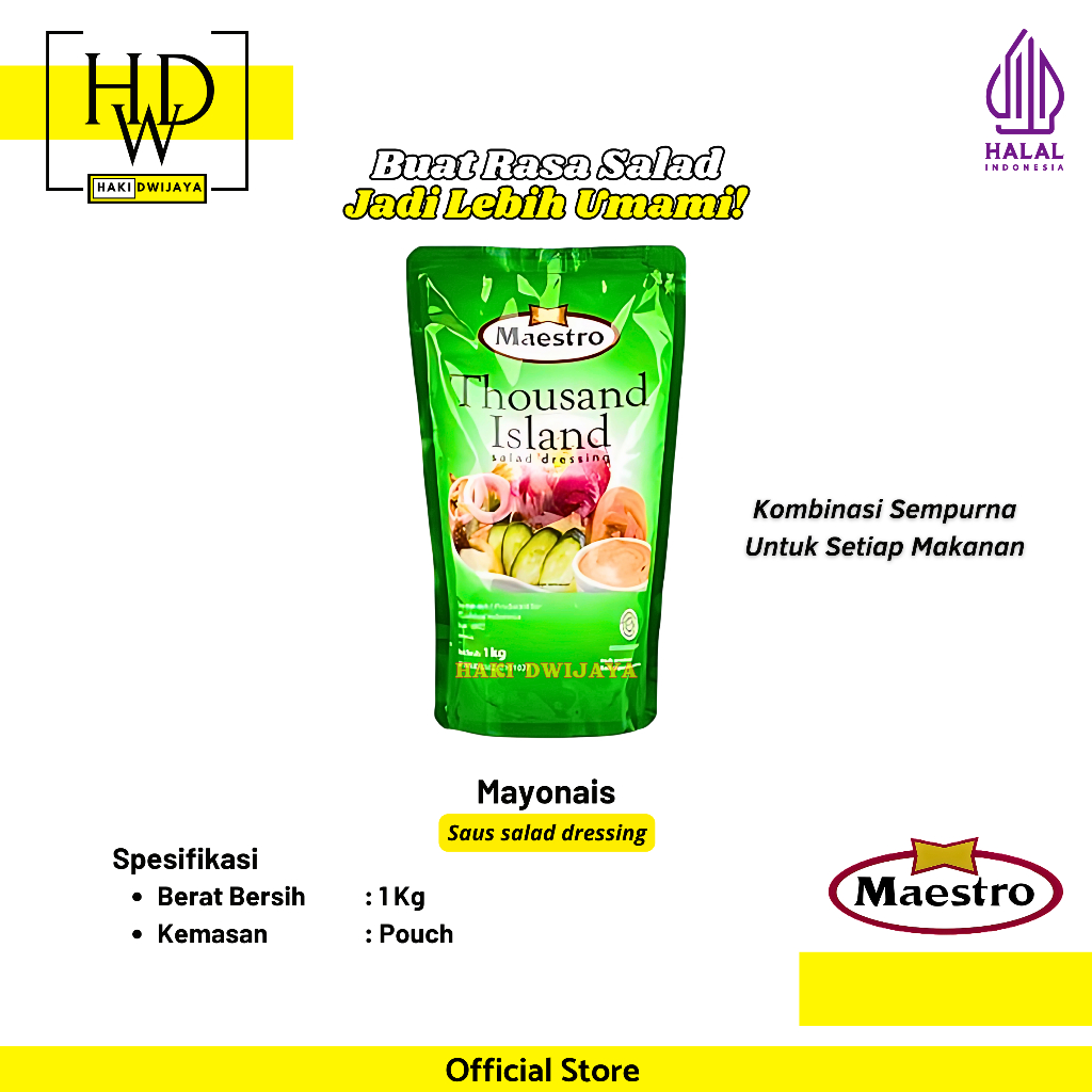 

[1kg] Maestro Thousand Island Mayonaise Pouch
