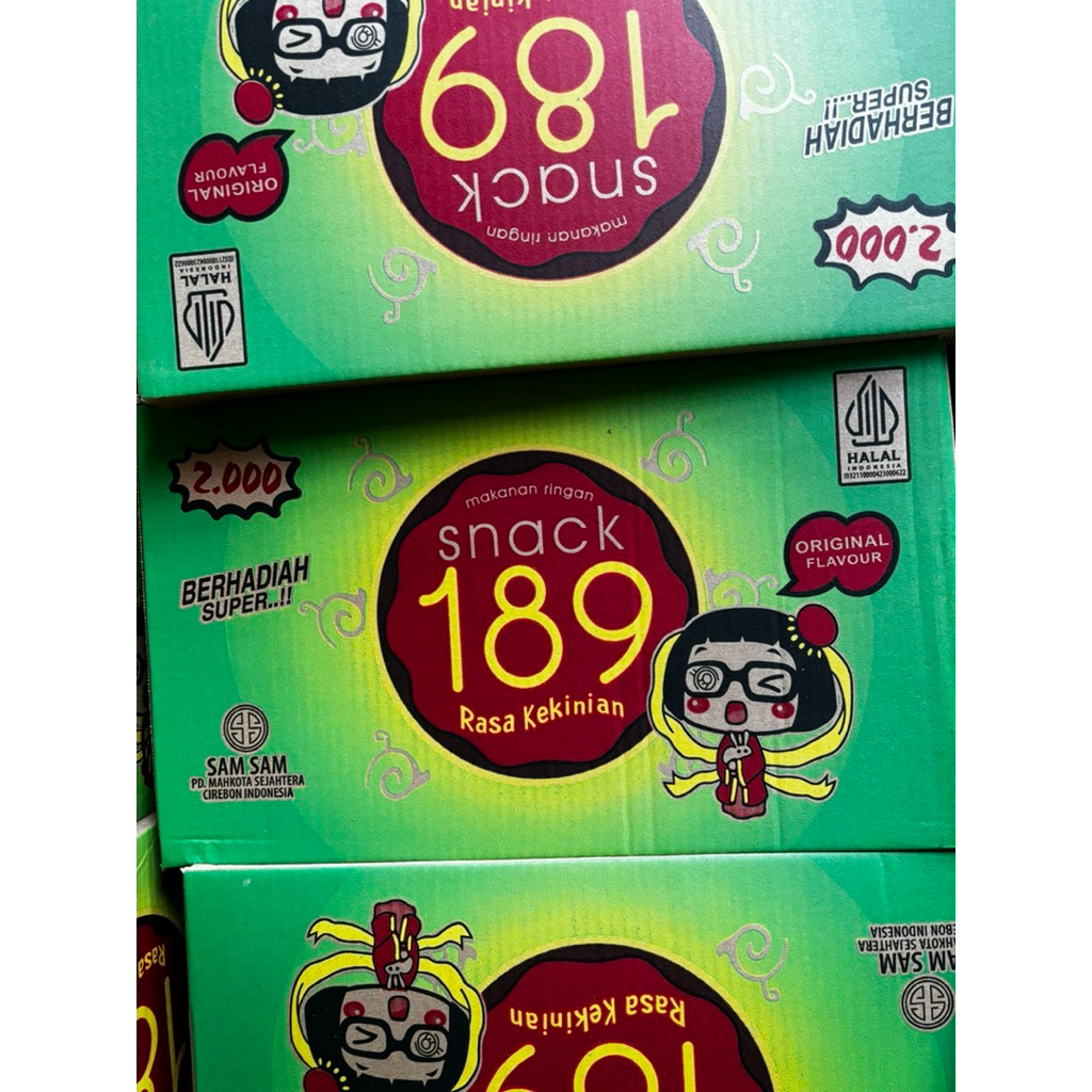 

Ciki 189 Dus | Snack / Chiki Berhadiah Uang (Bila Beruntung)