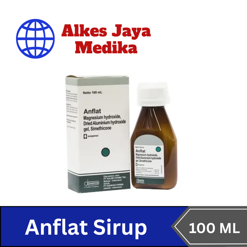 Anflat Sirup 100 ml - Obat Sakit Maag