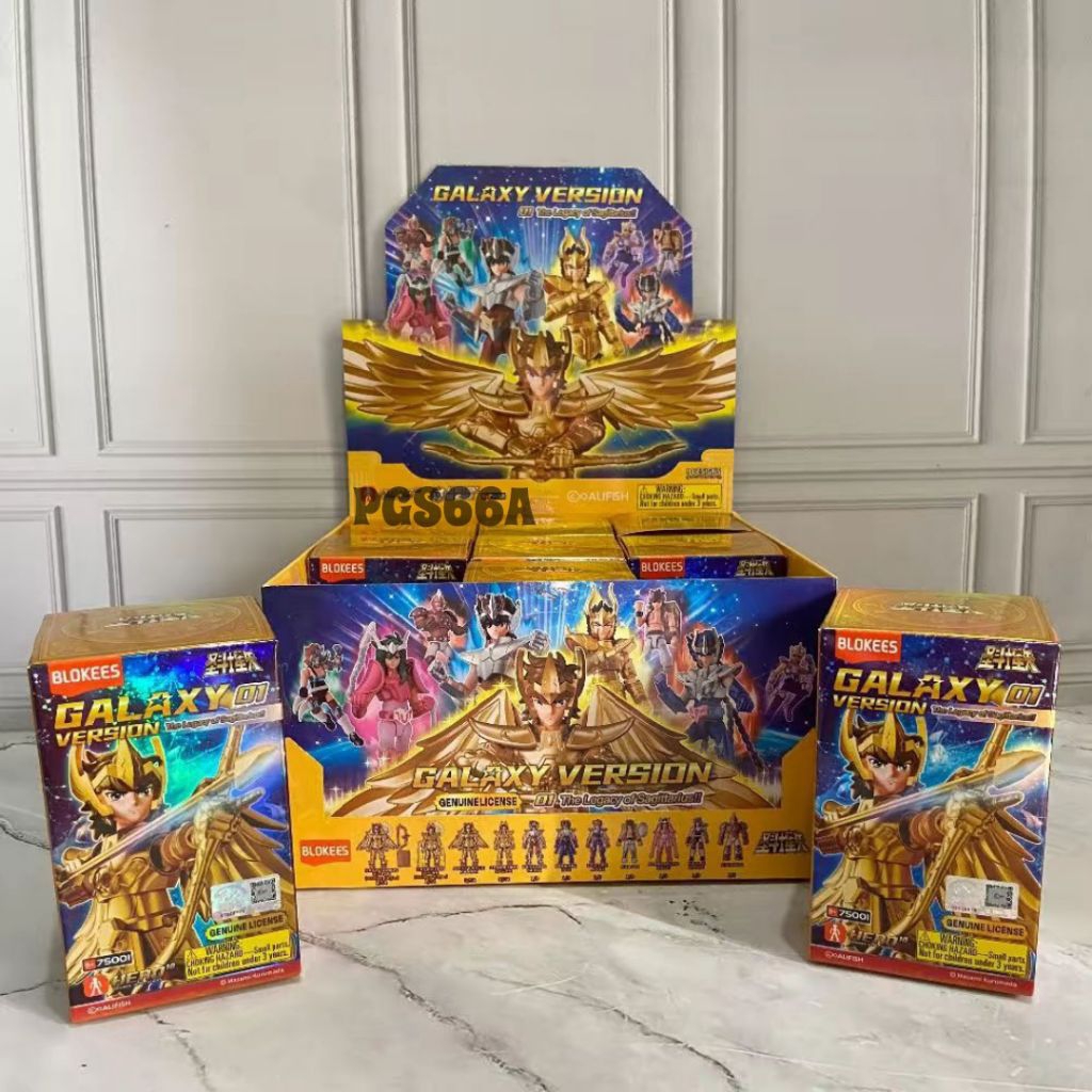 Mainan Action Figure Blokees saint saiya Blokees Saint Seiya Galaxy Version figures, which are buil.