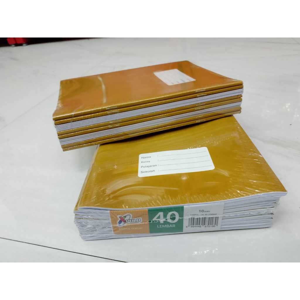 

BUKU TULIS XPULP COKLAT ISI 40 LEMBAR 1 PACK ISI 10 BUKU