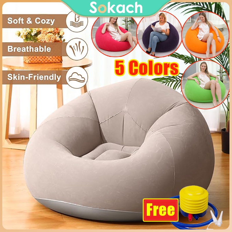 Sofa Bean Bag Indoor Outdoor/Sofa Bean Bag Inflatable /Sofa Travel Portable Bean Bag /Sofa Dewasa