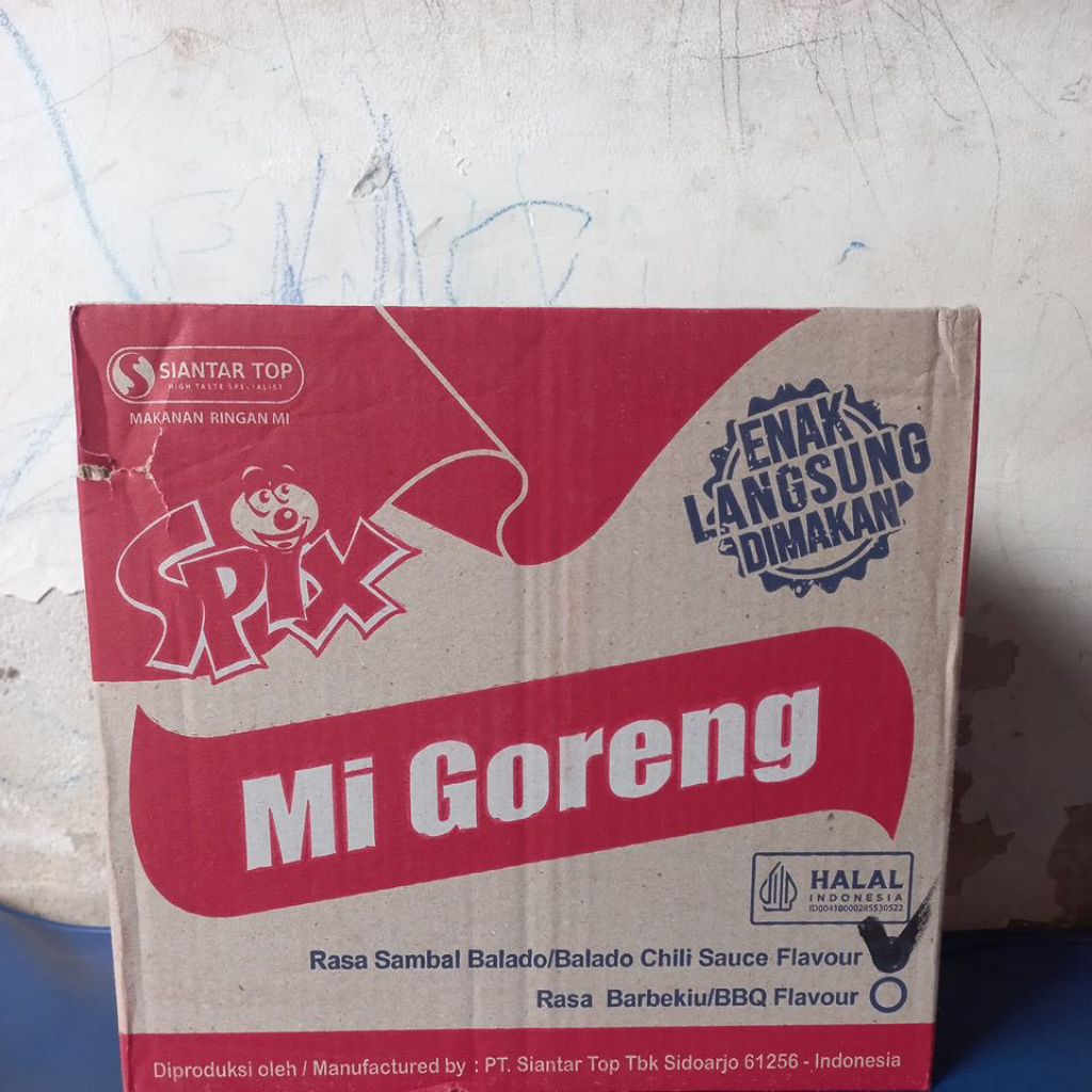 

MIE SPIX 1 KARTON (4PAKX@20PCS)