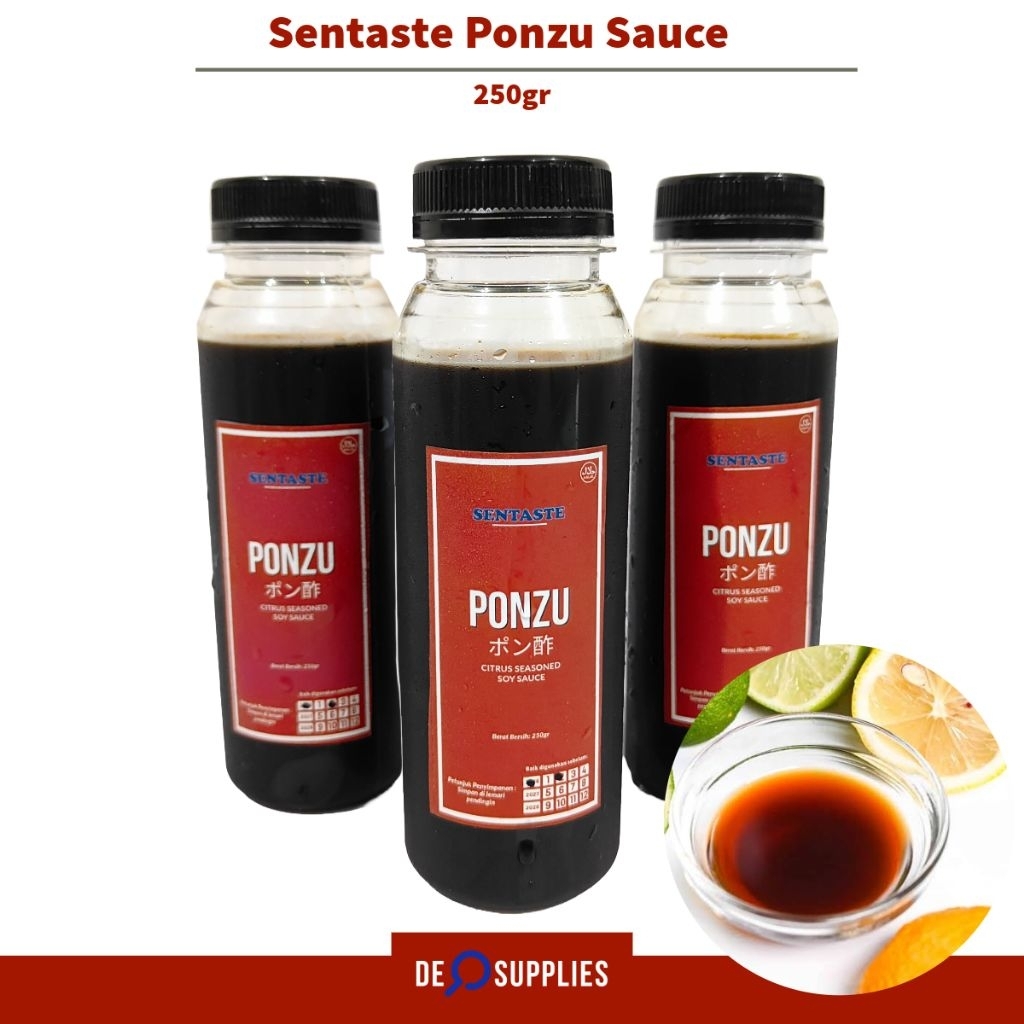 

Ponzu Sauce Sentaste 250gr - Saus Ponzu Ajipon Citrus Soy Sauce Halal