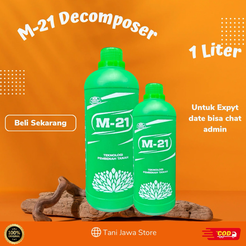 M21 Dekomposer - Pupuk Pembenah Tanah - Pupuk Tanah - Pipuk Penyubur Tanah - Teknologi Pembenah Tana
