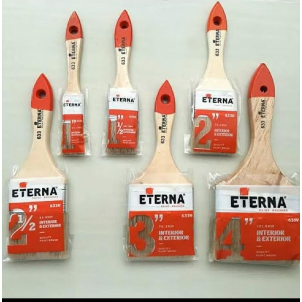 

KUAS CAT TANGAN ETERNA LENGKAP