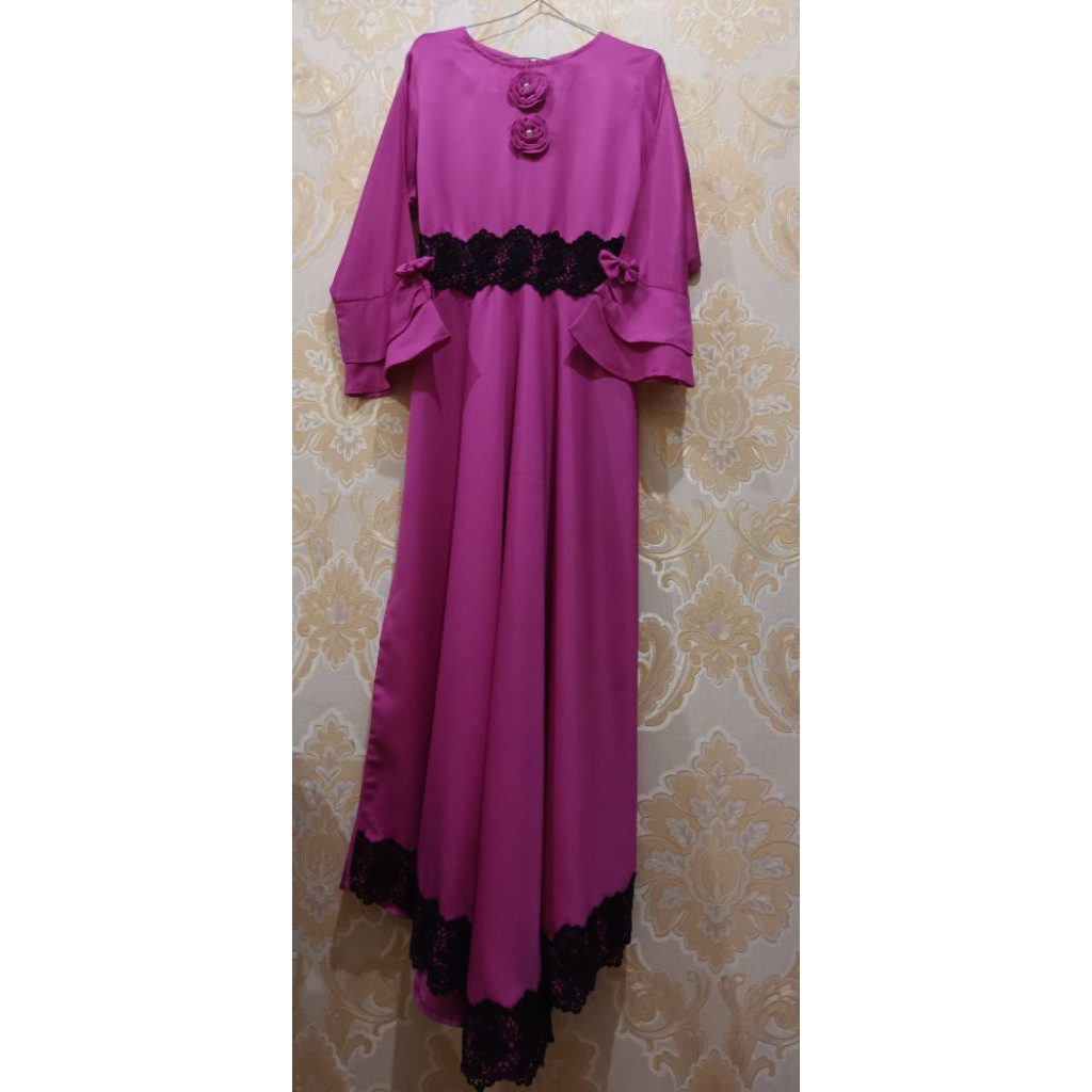 gaun dress gamis pesta remaja pl
