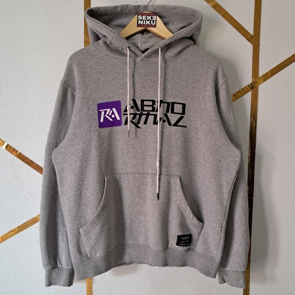 Hoodie ABNORMAL THING Big logo Bahan babyteri serat tebal