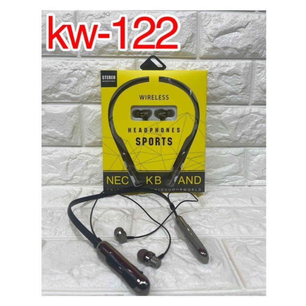 Headset Bluetooth Neck Sport KW-122 Handsfree Wireless