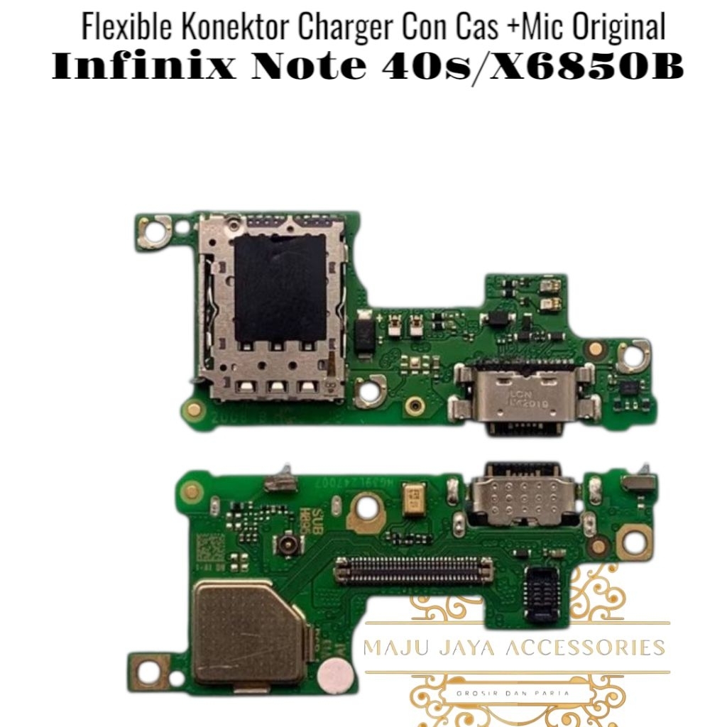 Flexible Konektor Charger Con Cas +Mic Infinix Note 40s X6850B Original