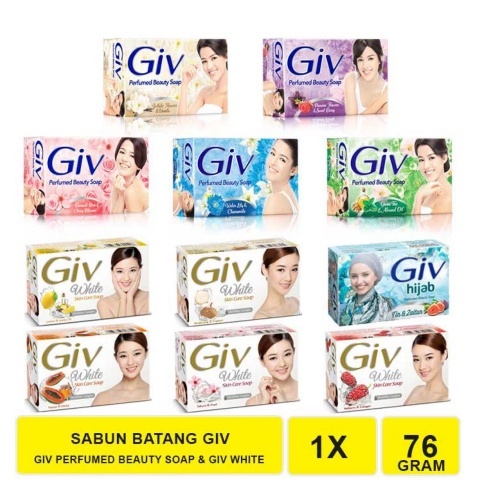 GIV Sabun Batang 72 gr / Sabun Batang GIV Sabun Mandi GIV 72 gram/ Sabun Giv/ Sabun