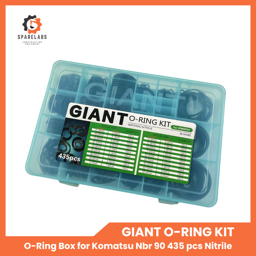 Giant O Ring Kit Komatsu O Ring Box Nbr 90 435 pcs Nitrile
