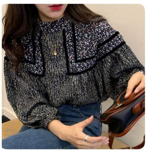 JYACOLECTION-ATASAN WANITA TERBARU-BLOUSE WANITA TERBARU-BLUS IMPORT-BLUS KOREA-BLUS BANGKOK