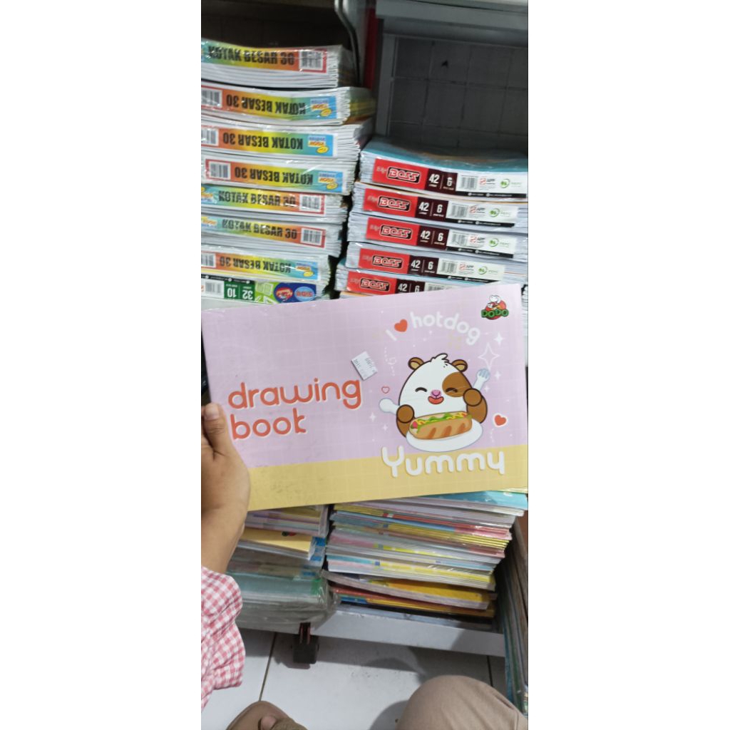

Buku Gambar A4 merk Dodo by Sidu 10 lembar 1 pack (10 buku) Buku Gambar Murah