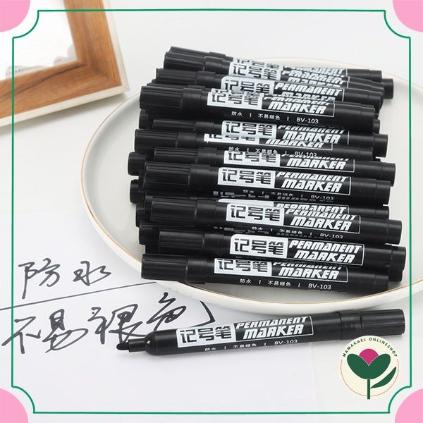

Spidol hitam permanen black permanent marker MK1987