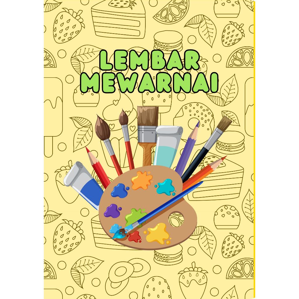 

50 Lembar MEWARNAI KERTAS A5 / A4