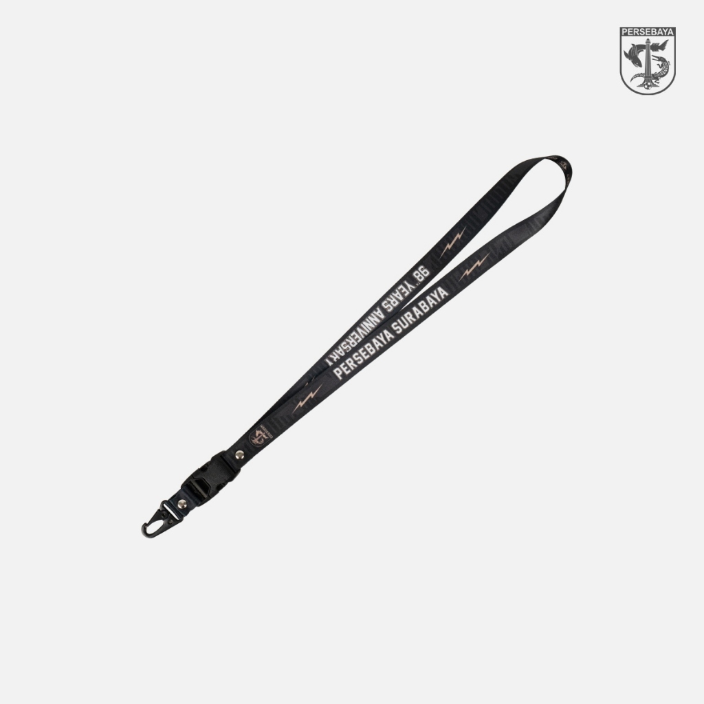

Lanyard Persebaya Surabaya Anniversary 98TH - Black | Official Merchandise