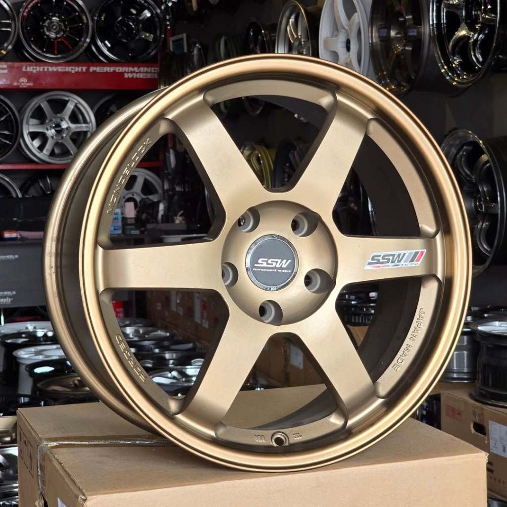 Velg SSW S202 - Volk Rays Te37 BMW Made in Thailand 🇹🇭 Ring 18 Lebar 8,5 ET 35 PCD 5x120 Velg R18 | 
