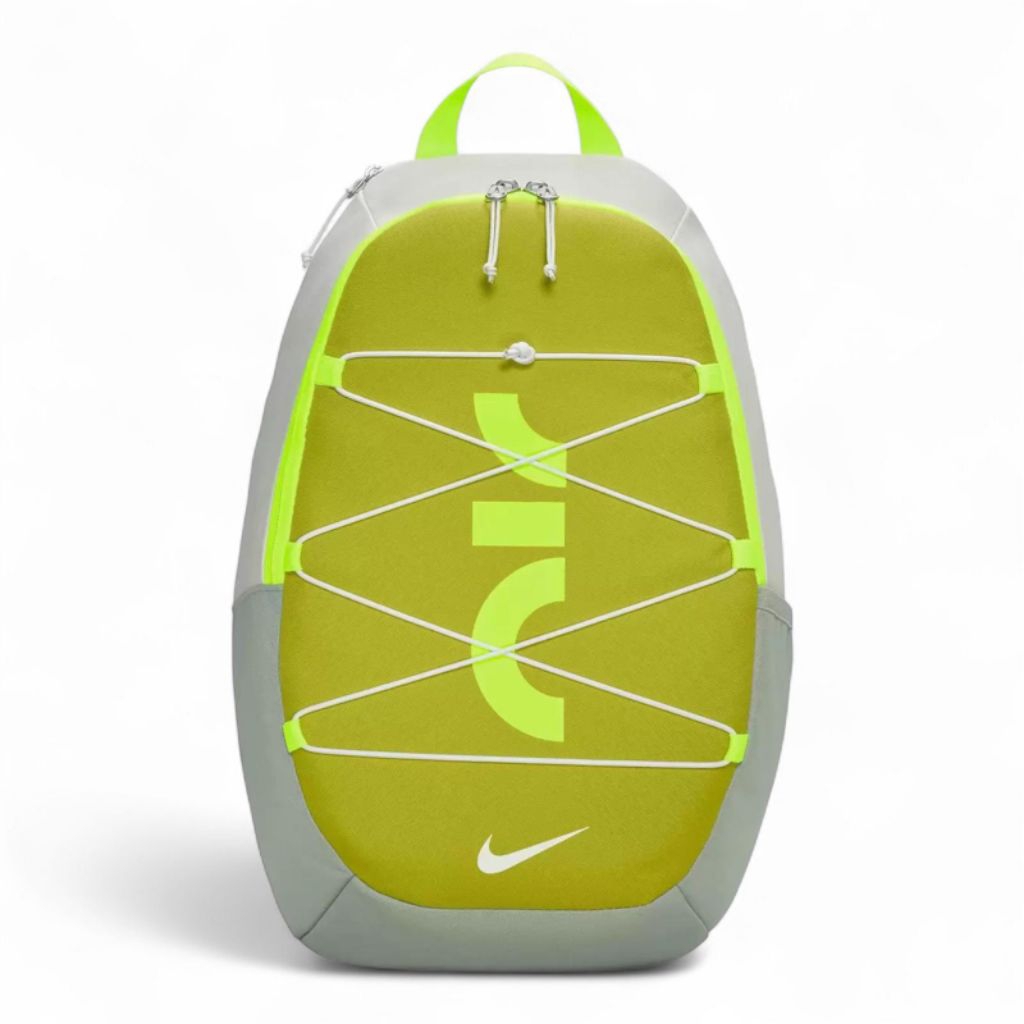 Nike Air Backpack 21L Grey Stabilo Green