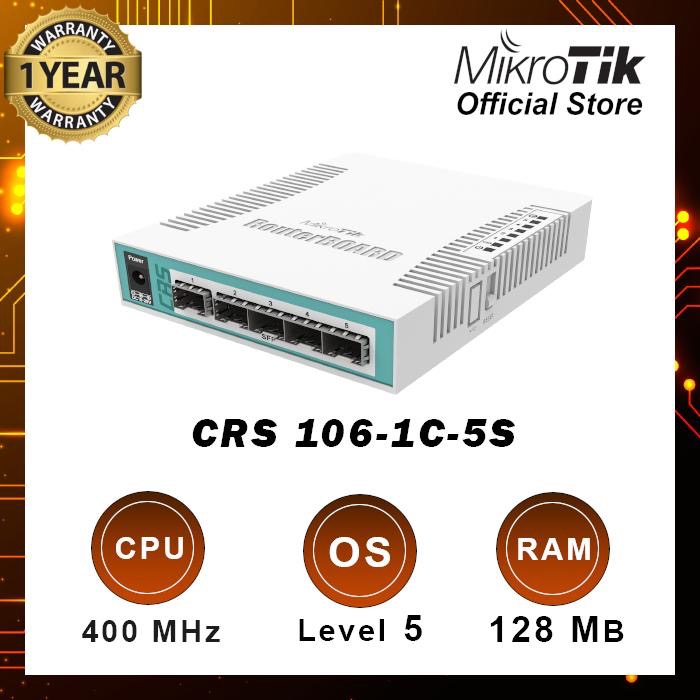 MikroTik CRS 106 1C 5S CRS106-1C-5S
