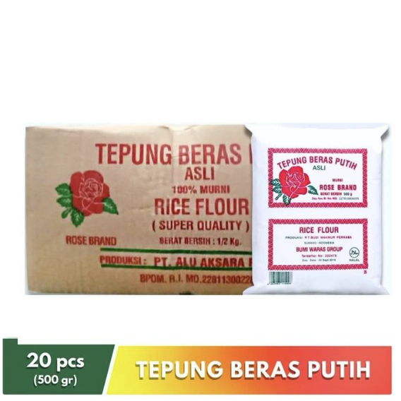 

Aneka Tepung Rose Brand 20pcs x 500gram