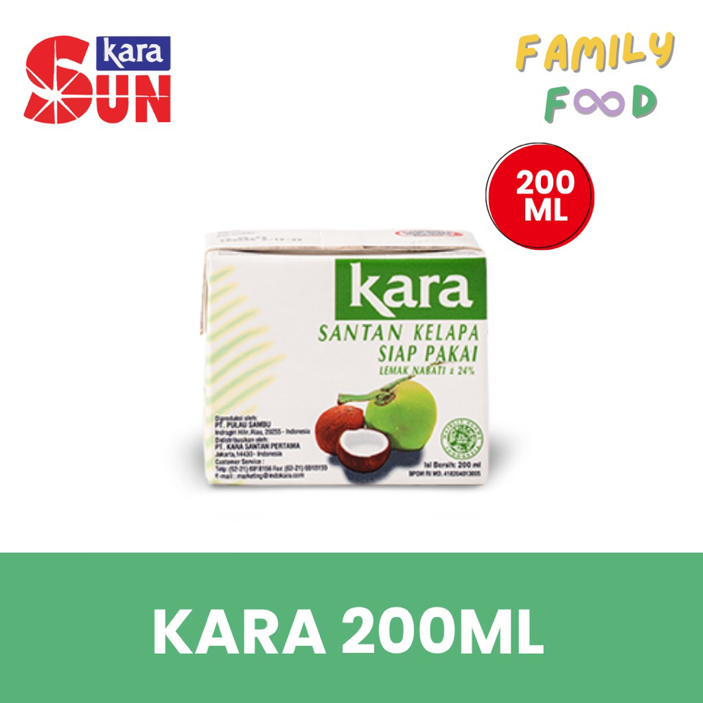 

Santan KARA 200ml - Santan Cair Praktis untuk Masak Harian