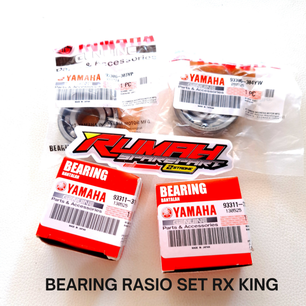 SET BEARING LAHER RASIO RX KING ORIGINAL YAMAHA