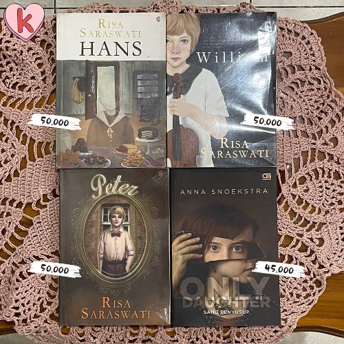 Novel Risa Saraswati [Hans, William, Peter, Anna]