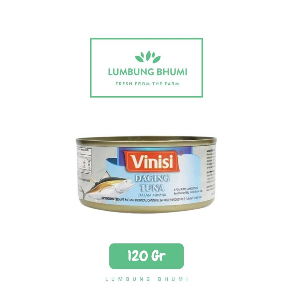 

VINISI Daging Tuna Chunk Light 120 Gr 1 Pcs - Lumbung Bhumi