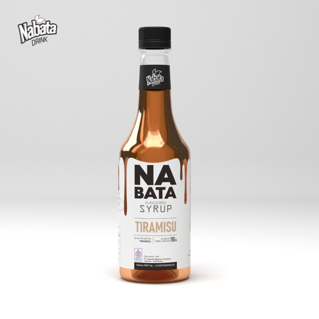 

Syrup Tiramisu Premium 750ml Sirup Tiramisu Nabata Untuk Campuran Kopi Manis Aroma Kopi
