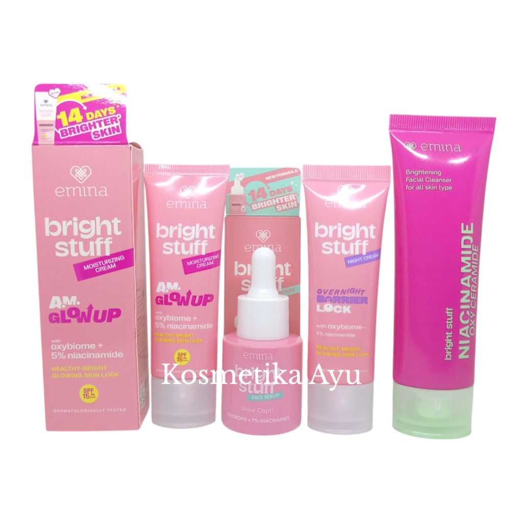 Paket Emina Bright Stuff / Emina Skincare Remaja / Emina Bright Stuff